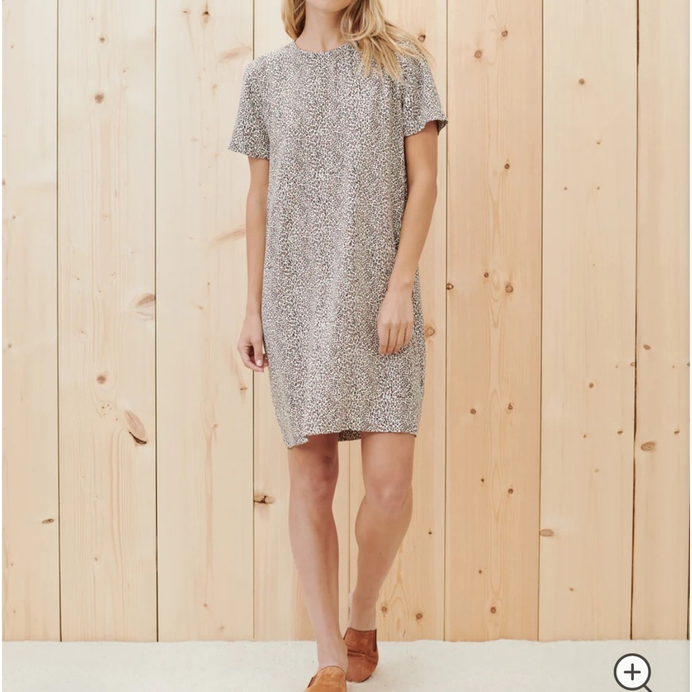 Jenni Kayne Leopard T-shirt Dress